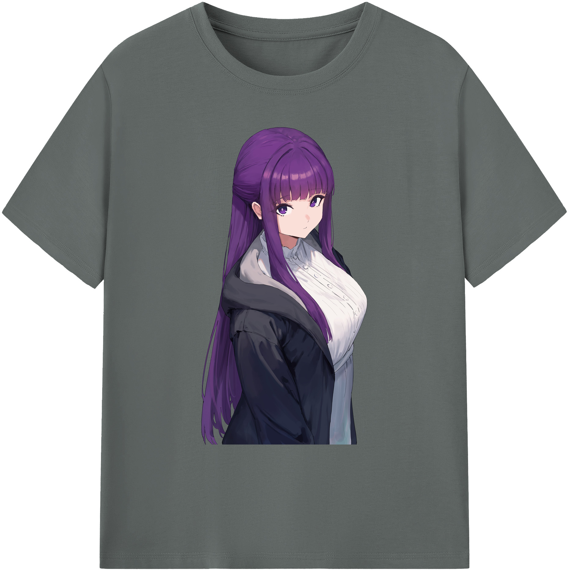 （画像用） 葬送のフリーレン Frieren 綿100％ メンズ半袖Tシャツ｜肌触りやわらか＆通気性